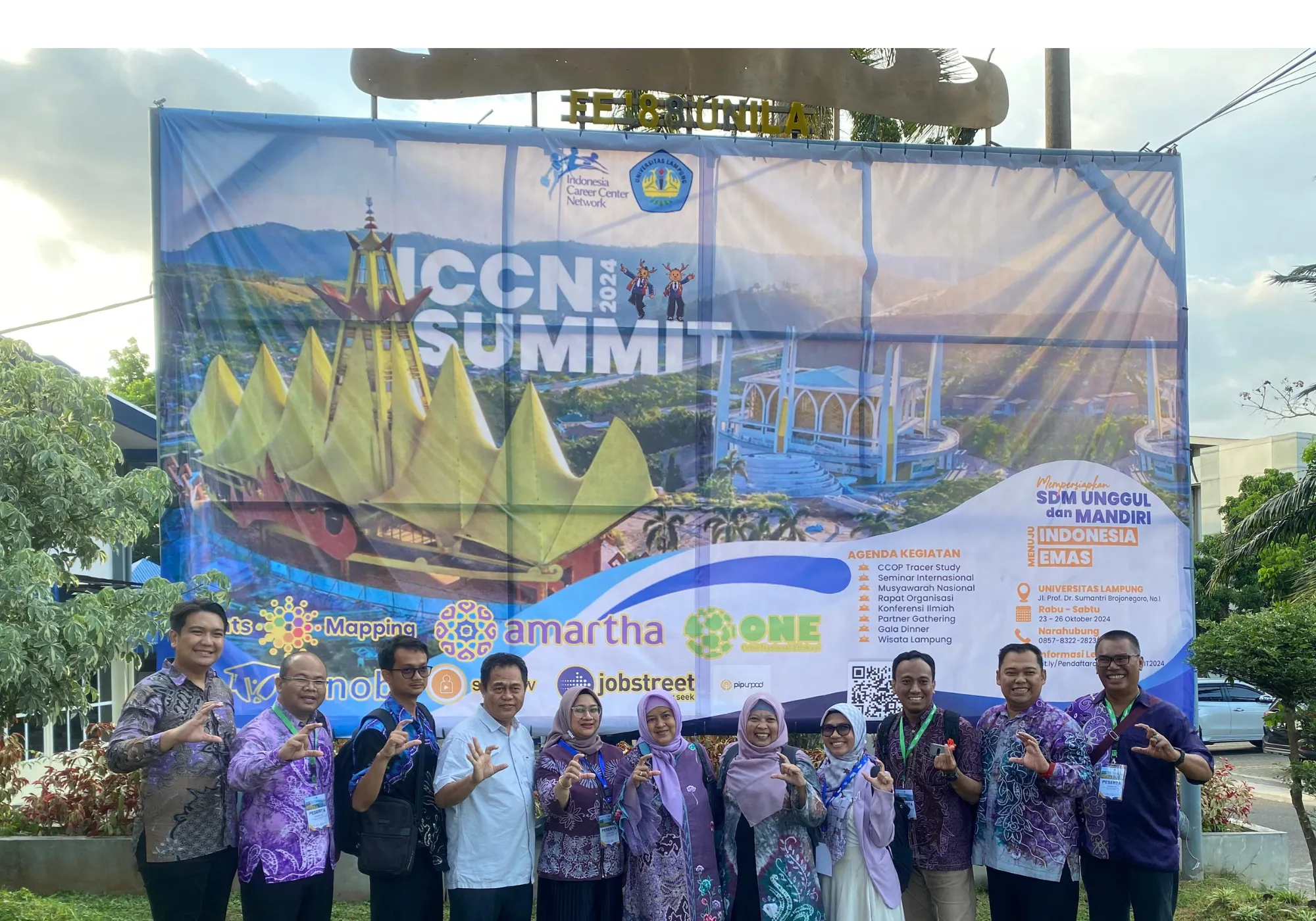 SeeMeCV at the ICCN Summit 2024, hosted by Universitas Lampung