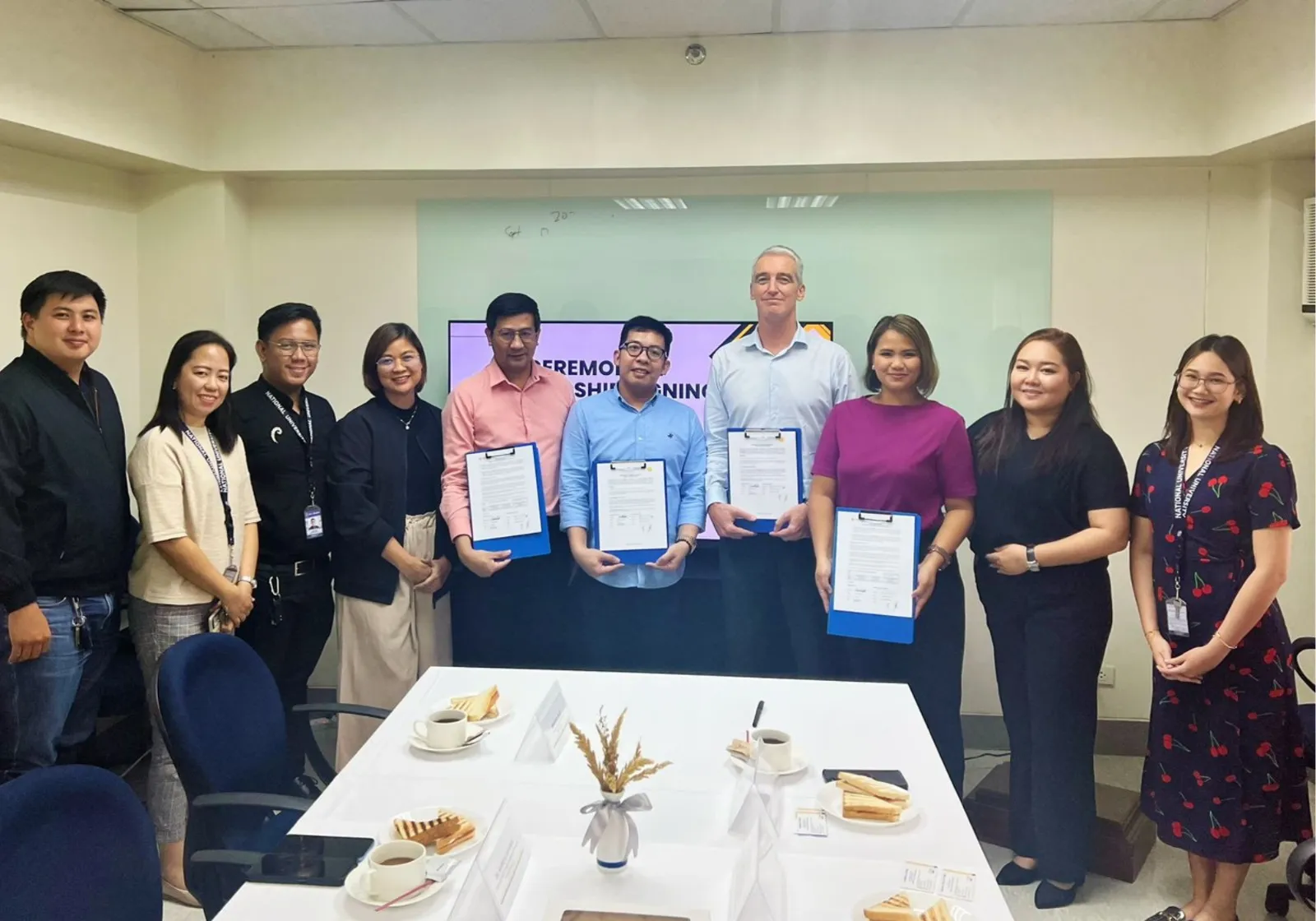 SeeMeSOL partnership signing with National University Philippines, Laguna Campus