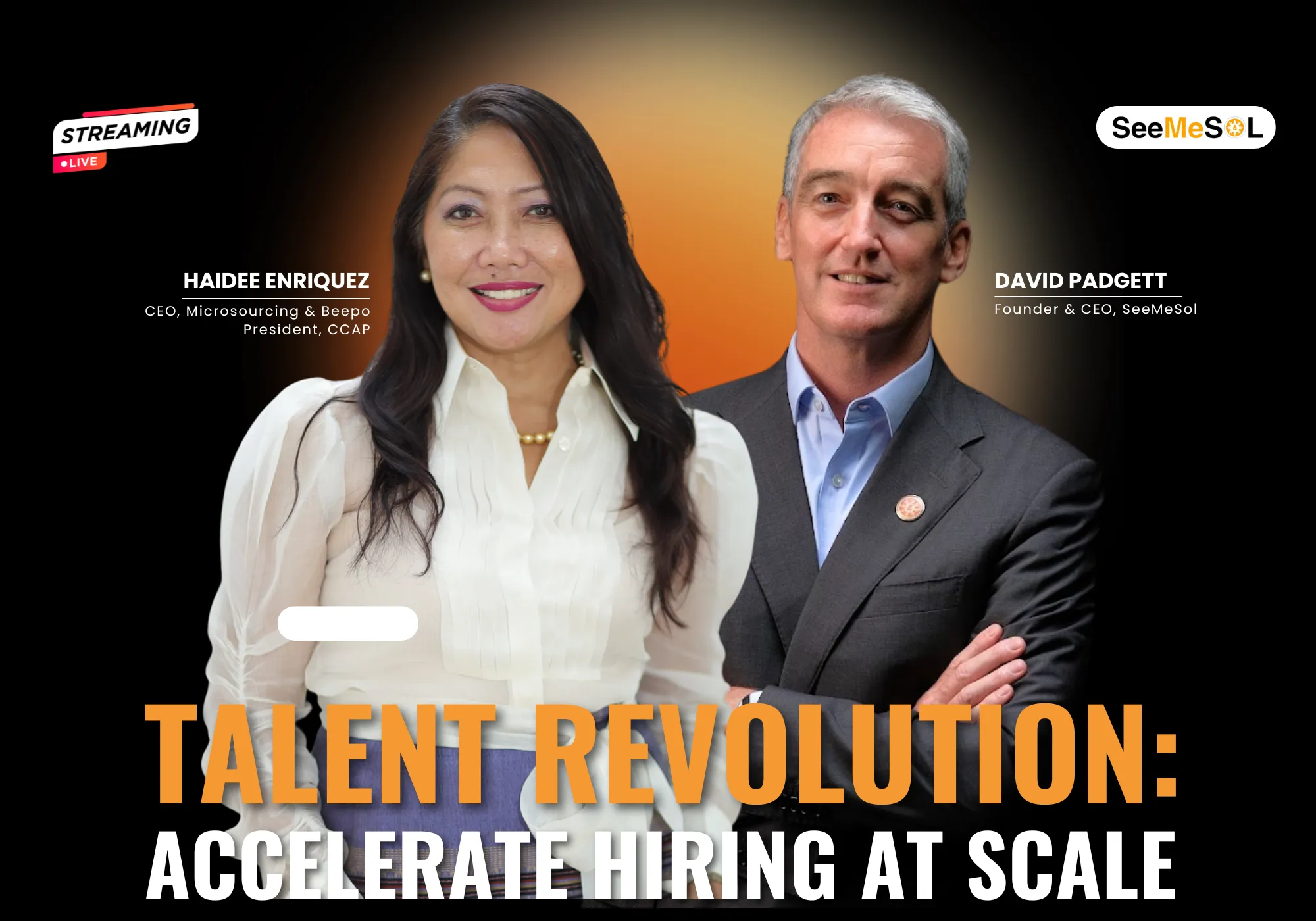 Philippine Talent Revolution — Virtual Fireside Chat with Haidee C. Enriquez and David Padgett
